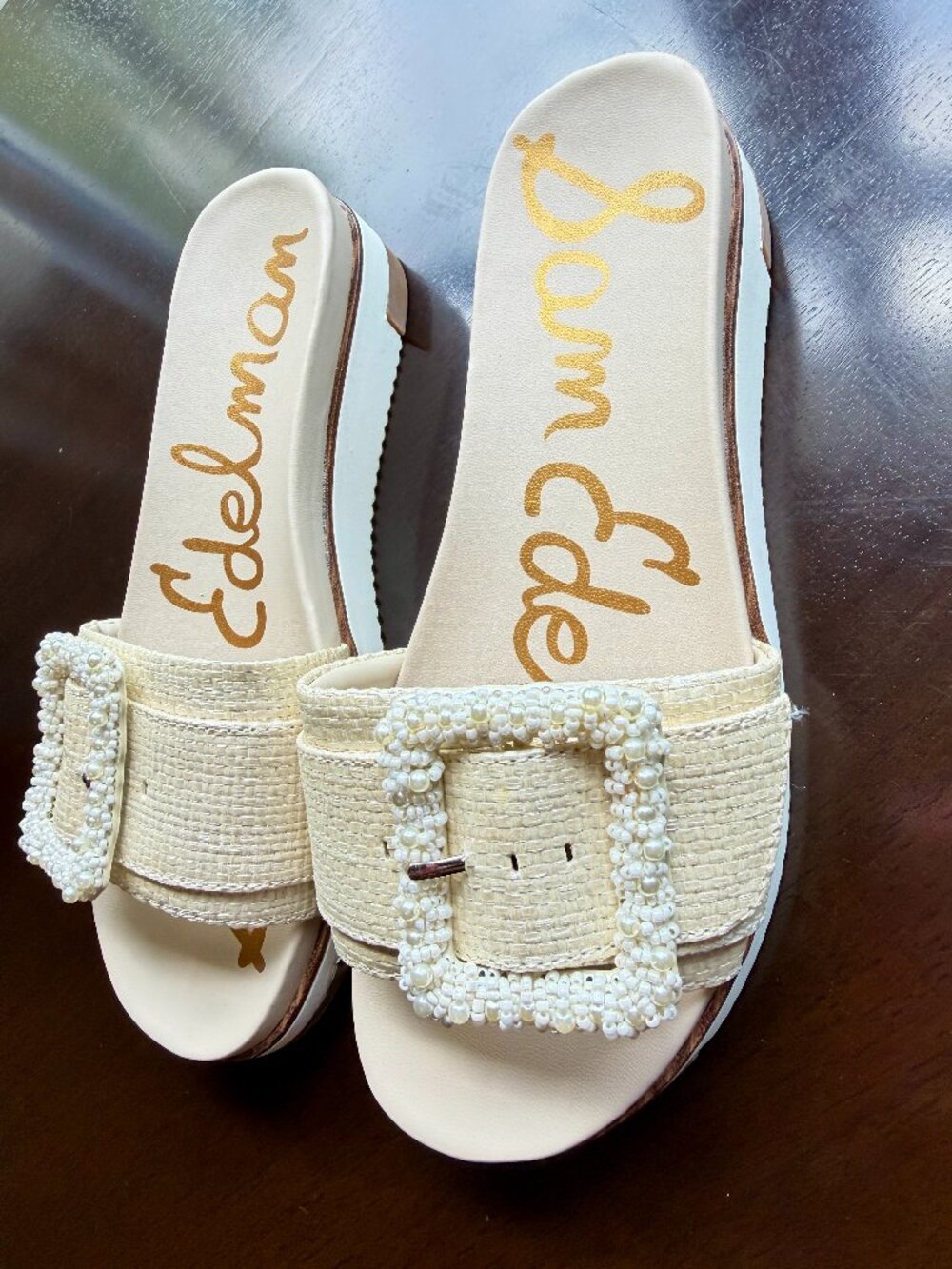 Sam Edelman Ariane beaded sandal, size 7 - LIKE NEW!